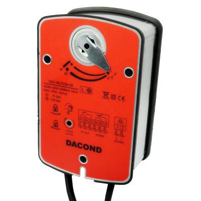 Электропривод DACOND DAC-BLF24-03 (3 Н·м, 24 В, для ОЗК, с пружиной)