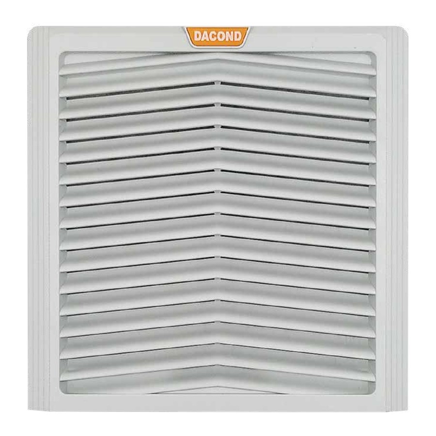 Решётка с фильтром DACOND DAC-FU122.300 (122×122 мм, IP54)