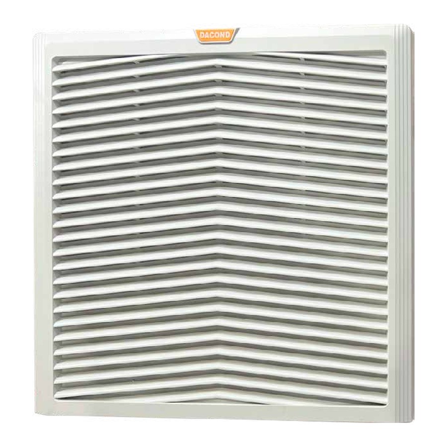 Решётка с фильтром DACOND DAC-FU292.500 (292×292 мм, IP55)