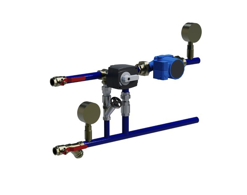 Смесительный узел на нагрев Komfovent PPU-HW-3R-20-4-W3-M-IMP