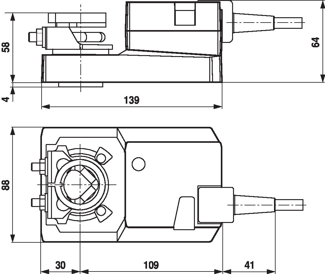 Электропривод Belimo SM24A (20 Н·м)
