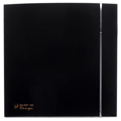 Накладной вентилятор Soler Palau SILENT-100 CZ BLACK DESIGN 4C