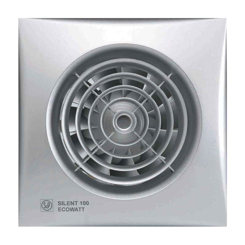 Накладной вентилятор Soler Palau SILENT-100 CRZ SILVER ECOWATT
