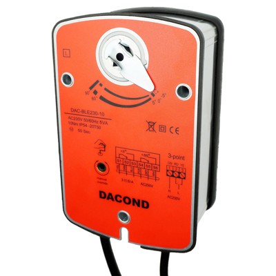 Электропривод DACOND DAC-BLE230-10 (10 Н·м, 230 В, дымоудаление, реверсивный)