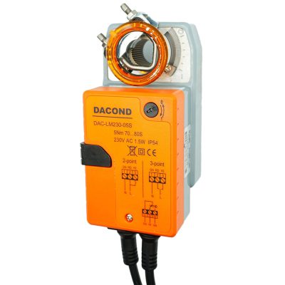 Электропривод DACOND DAC-LM24-05S (5 Н·м, 24 В, без пружины)