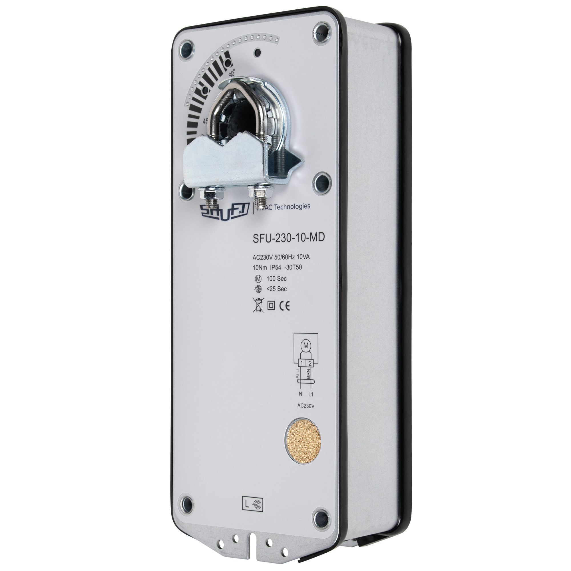 Электропривод с возвратной пружиной SHUFT SFU-230-10-MD