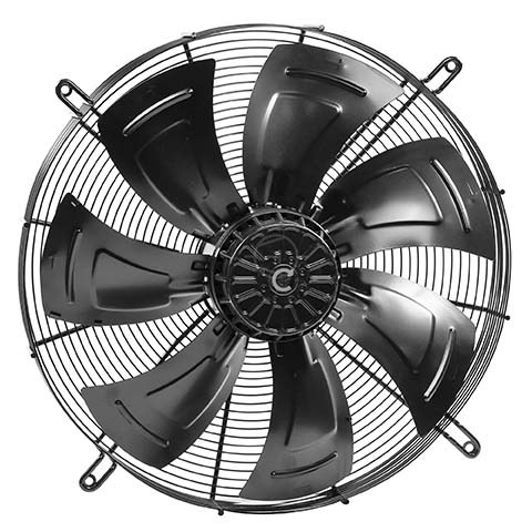 Вентилятор осевой YWF4D-630S-180/100-G вытяжной на высокой сетке (18700 м³/ч)