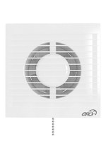 Вентилятор накладной E D100 сетка тяговый выключатель ERA