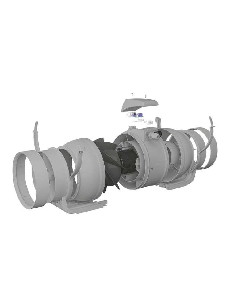 Вентилятор канальный TYPHOON D150/160 осевой двухскоростной ERA PRO