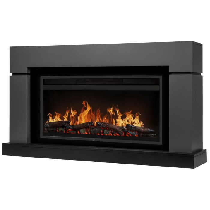 Каминокомплект: Очаг Electrolux EFP/P-4220LS, портал Lindos 42/40/36, графит