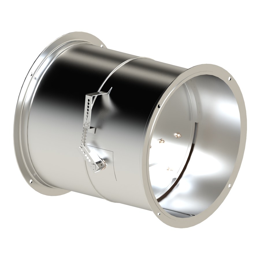 Клапан обратный морозостойкий Сигмавент-120-КОМ(БП-ПВ)-D