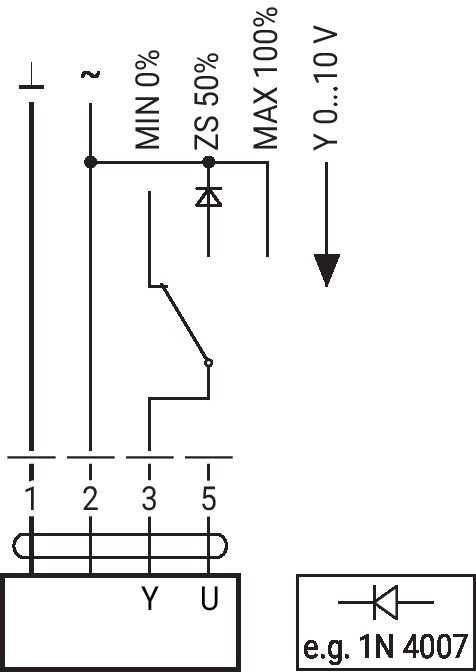SF24A-MF — Поворотный переключатель